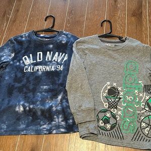 Twin Boys shirt bundle Adidas & Old Navy